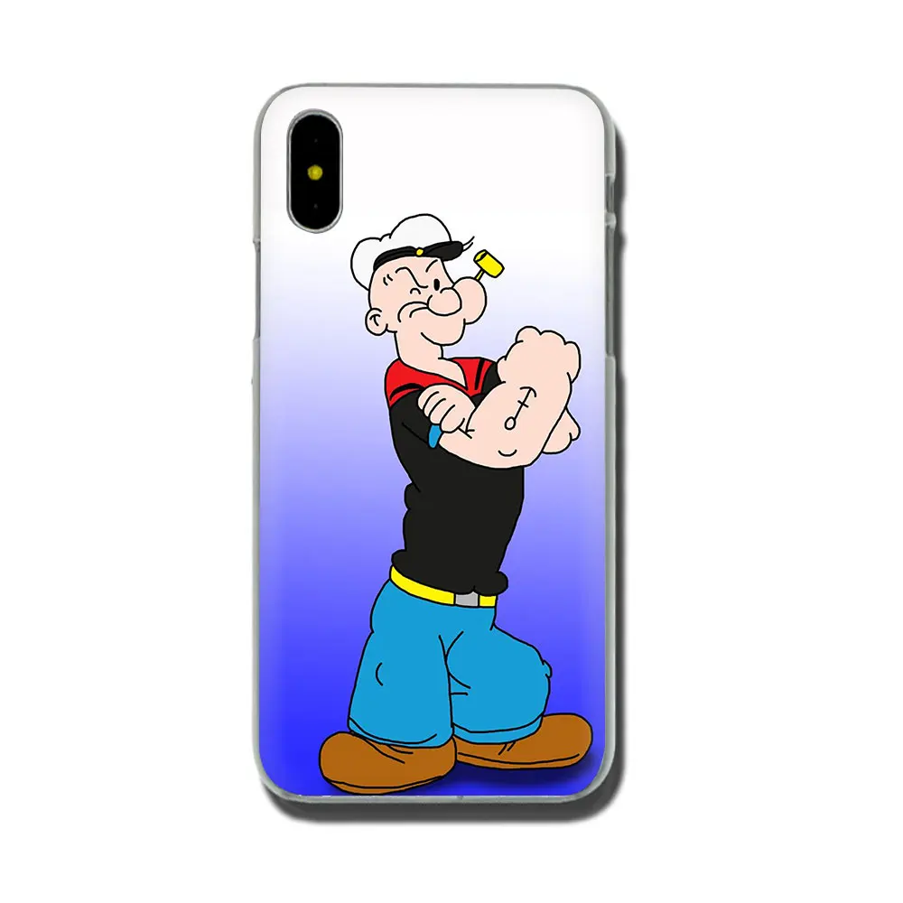 H3 Жесткий чехол для телефона EWAU popeye для iPhone 11 Pro 6 6S Plus 7 8 Plus X XS XR XS Max - Цвет: H3