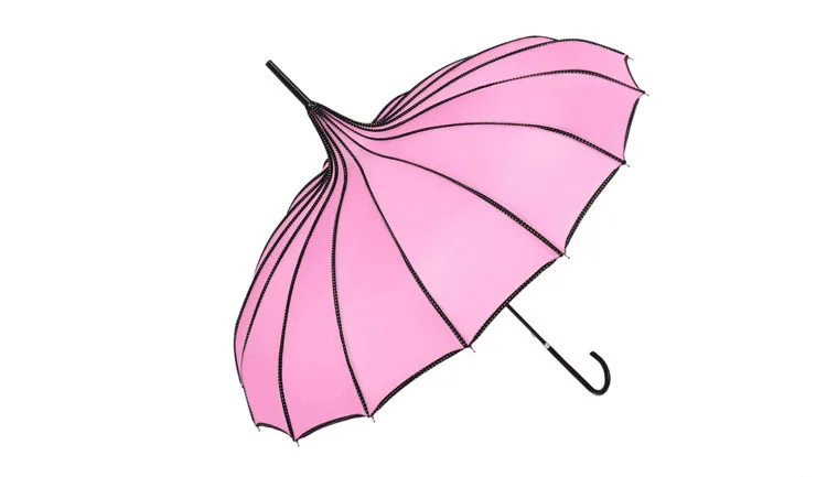 

Bag Side Pagoda Umbrella Long Handle Straight Bridal Wedding Umbrella Sunshade And Windproof Umbrella Women Wedding Umbrella