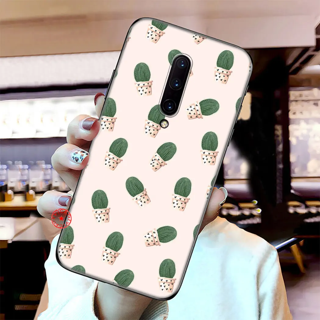 Plant cactus flower Soft Silicone Case for oneplus 5 5t 6 6t 7 Pro TPU Cover |