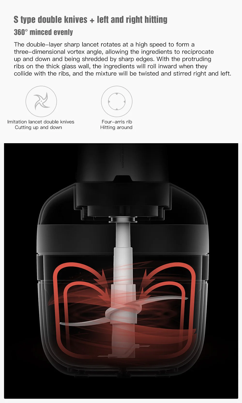 Xiaomi Deerma dem-jr01 измельчитель из нержавеющей стали от Xiaomi Youpin