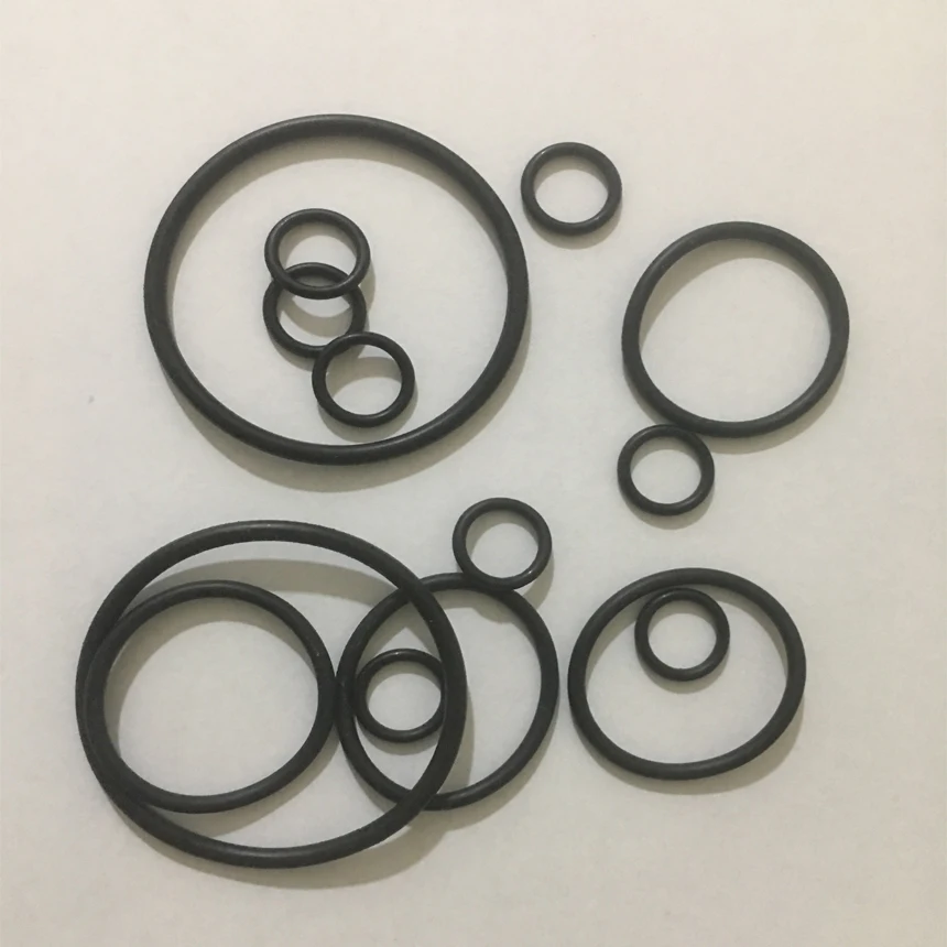 

1mm 2mm 3mm 4mm 5mm 6mm 6.5mm 7mm 8mm Inner Diameter ID 2mm Thickness Black EPDM EPM Rubber Grommet Seal Washer O Ring Gasket