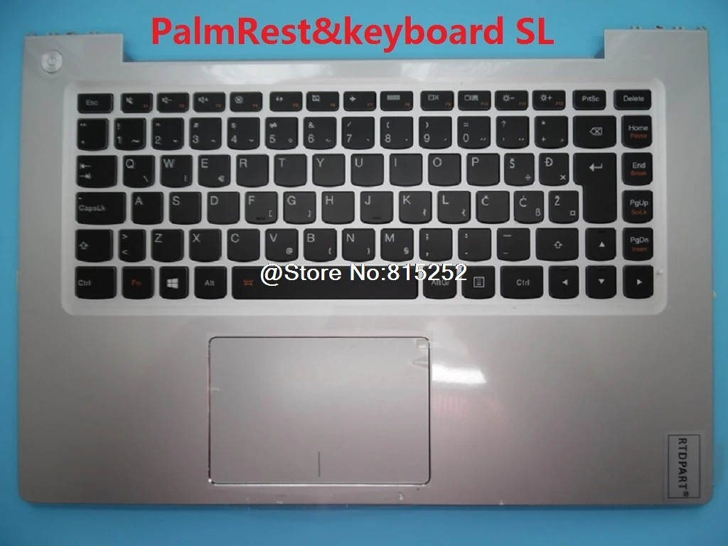 Slovenian SV SL Упор для рук и клавиатура для lenovo U430P U430T U430 Touch Россия RU Великобритания Словенский SL Таиланд TI Нидерланды NL с подсветкой - Цвет: Slovenian SV SL