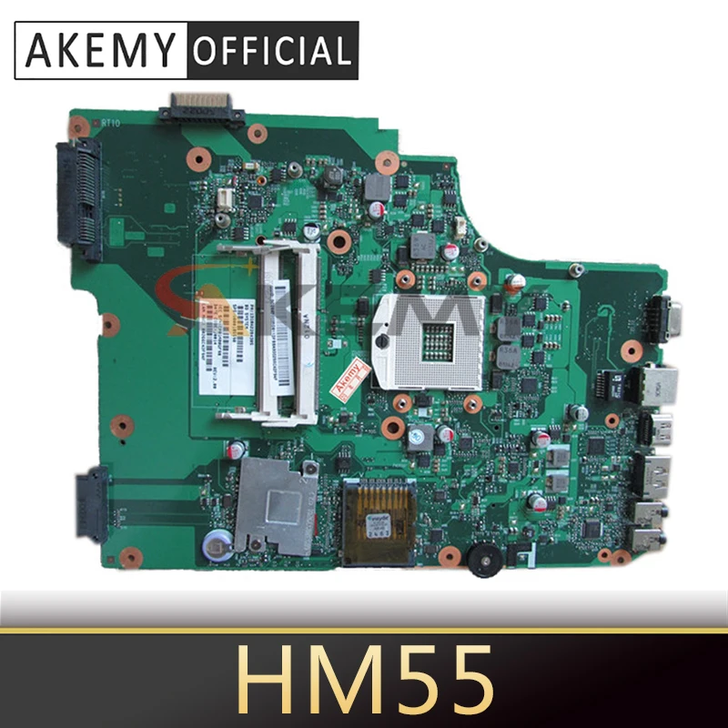 

AKEMY SPS V000185590 For toshiba satellite L505 Laptop motherboard HM55 DDR3 6050A2284301-MB-A02