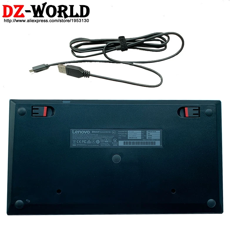 original new for lenovo thinkpad kt 1255 german bluetooth keyboard wireless tablet pc laptop usb charger trackpoint 03x8705 free global shipping