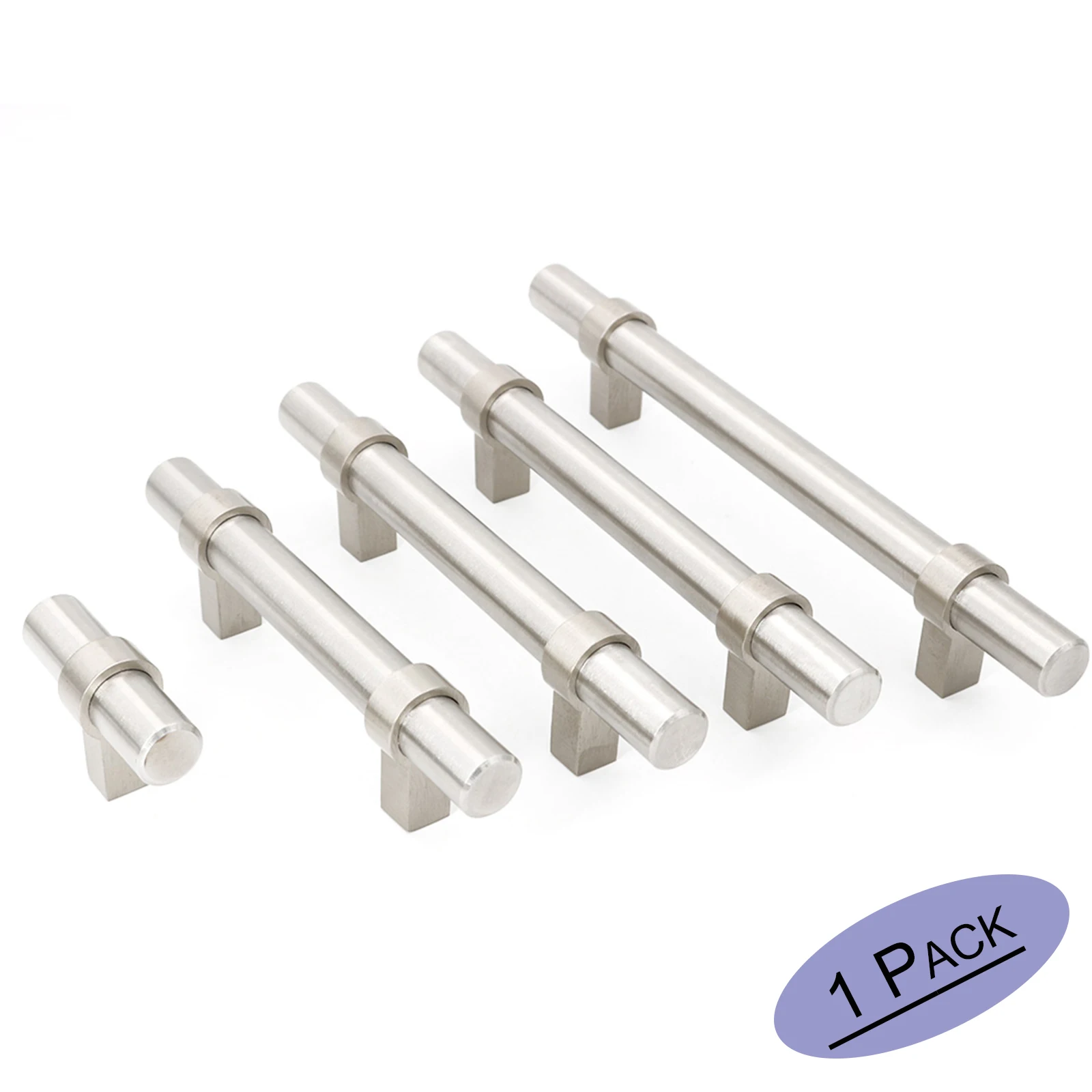 Ручки из матового никеля для шкафов ручки кухонных 2 5 дюймов современные жесткие