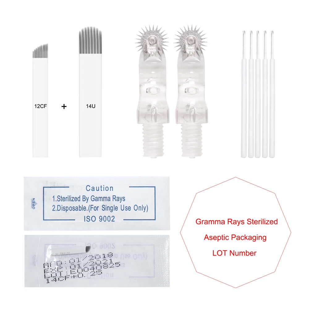 BMX 1 набор профессиональный для микроблейдинга бровей тату с чернильной ручкой