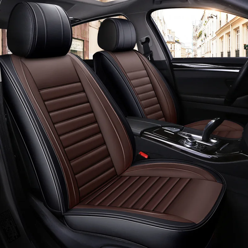Чехлы для автомобильных сидений из искусственной кожи Honda Fit Jazz 2009 2013 аксессуары