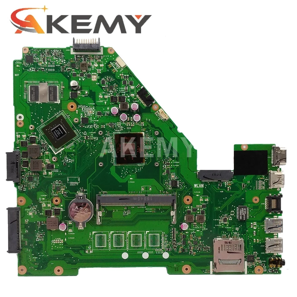 Akmey X550MD motherboard For Asus X550MJ Laptop X550M X552M Notebook mainboard 100% tested N3540 GT820M/2GB | Компьютеры и офис