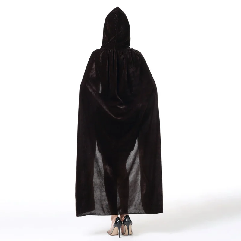 Плащ с капюшоном Wicca Robe Средневековый плащ Шаль вампира Хэллоуин Косплей