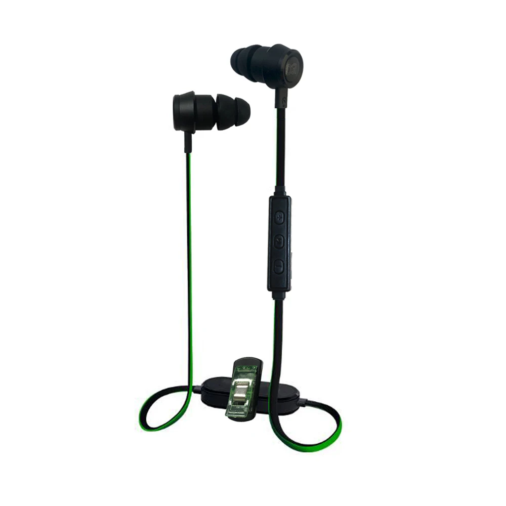 Wireless Headphones Bass Stereo In Ear Earbuds Running Bluetooth Headset Lightweight Neckband Sports Headphone With Inline Mic