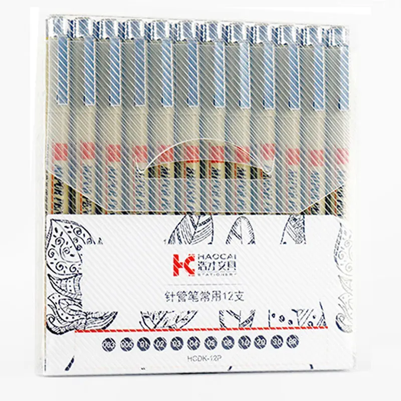 1/3 Piece  Pigma Pen Micron Marker Pen 003 005 01 02 03 04 05 08 1 2 3 BR Brush Different Tip Black Fineliner Sketching Pen