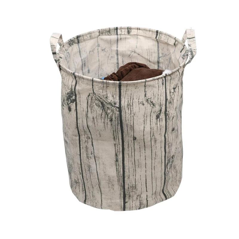 

Foldable Cotton And Linen Storage Laundry Bucket Waterproof And Moisture-Proof 1Pcs