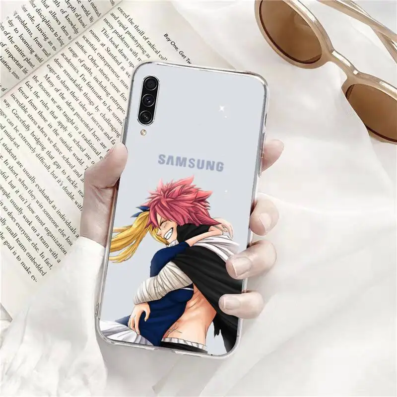 

FAIRY TAIL Anime art Phone Case Transparent for Samsung s9 s10 s20 Huawei honor P20 P30 P40 xiaomi note mi 8 9 pro lite plus