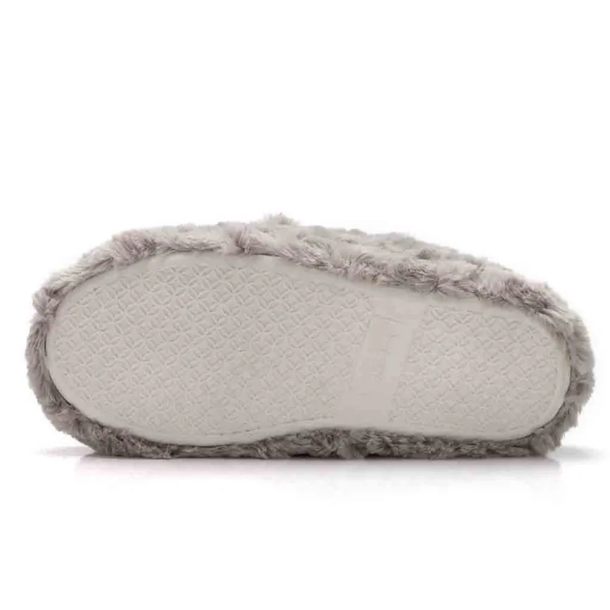 Теплые женские домашние тапочки с милыми животными Зимняя домашняя обувь на меху