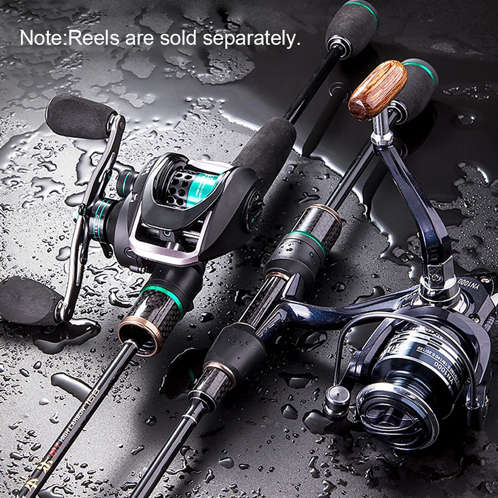 ROSEWOOD 1.5м/1.68м Литьевая спиннинговая удочка UL мощность Карбоновый стержень 2 секции Солидный наконечник Волокно приманки.