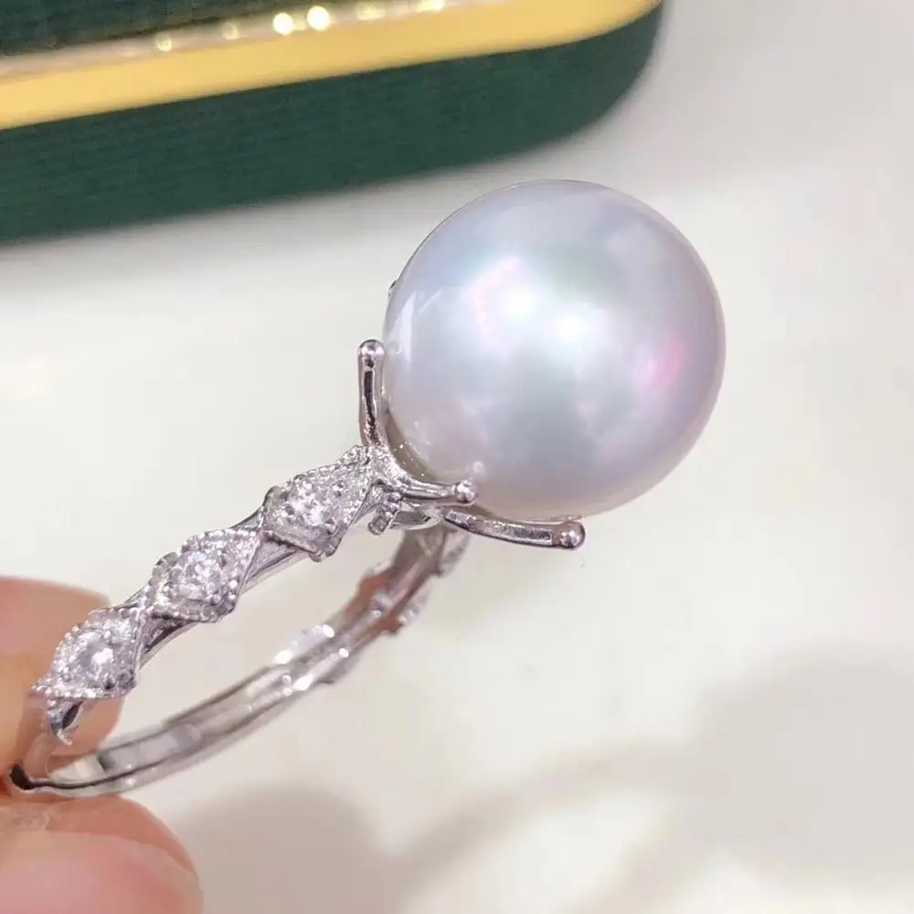 Подвеска в виде короны из стерлингового серебра 925 пробы регулируемое кольцо