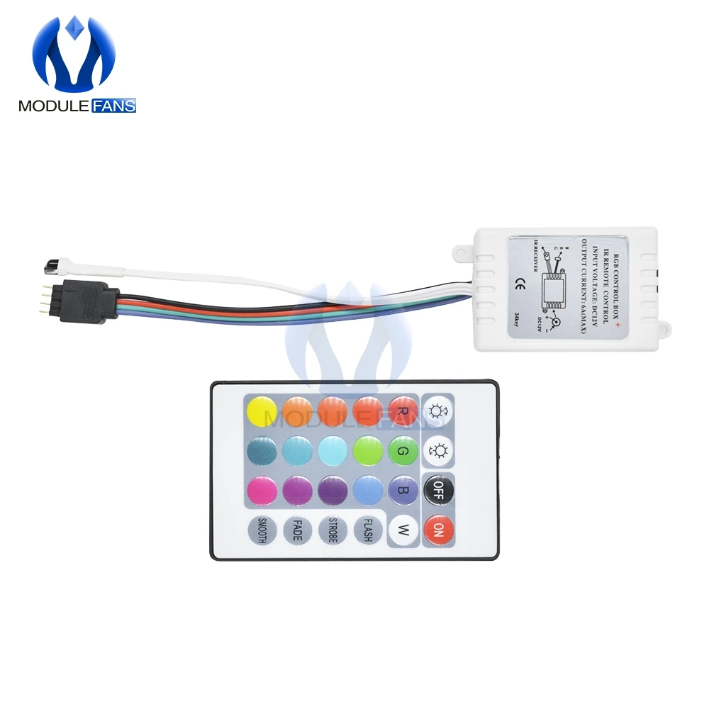 5050 красный зелёный синий светодиодный ИК RF инфракрасный беспроводной контроллер