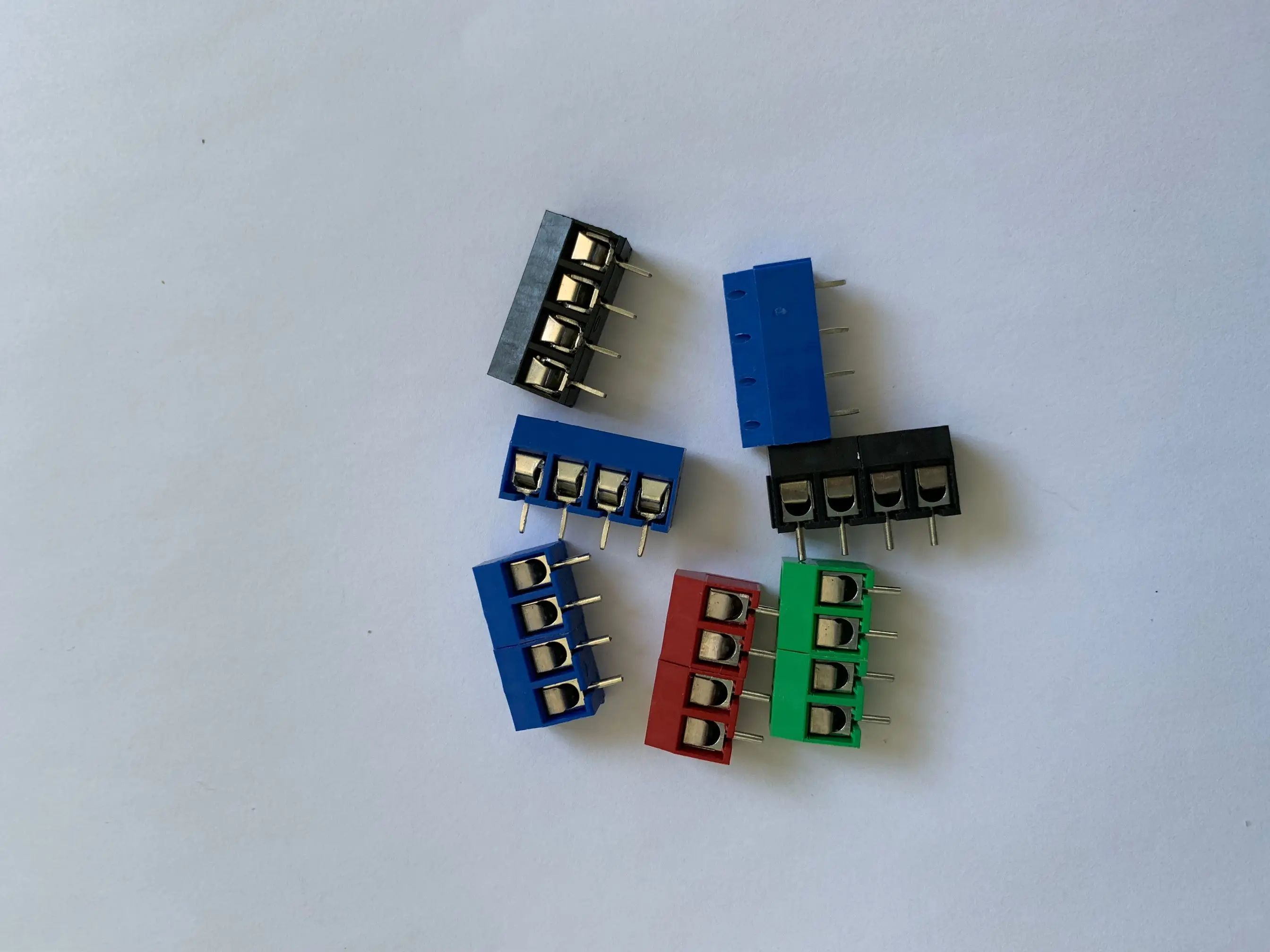 20 штук/партия kf301 4p с соединением внакрой винт PCB интервал 5 0 разъема терминала