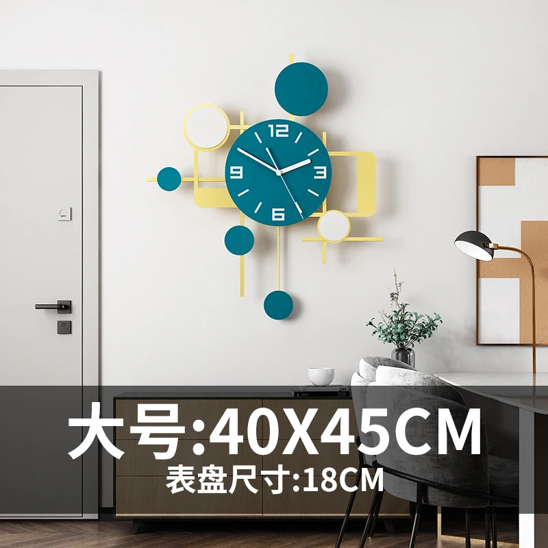 

Luxury Simple Wall Clock European Style Creative Stylish Minimalist Gold Clock Living Room Relogio Cozinha Home Decor EA60WC