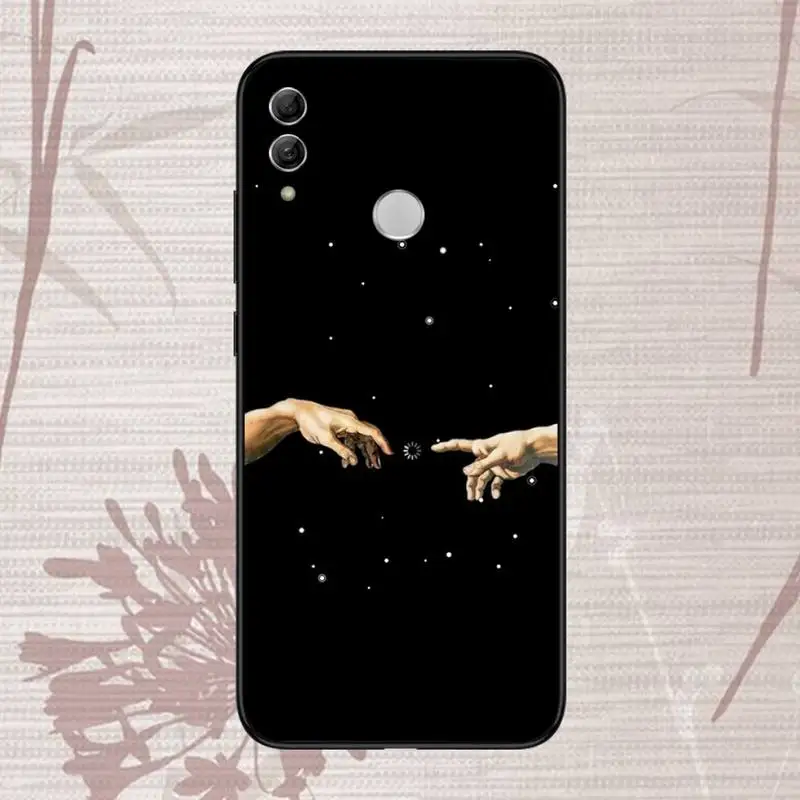 

Hand The Creation of Adam Phone Case For Huawei Honor 7C 7A 8X 8A 9 10 10i Lite 20 NOVA 3i 3e