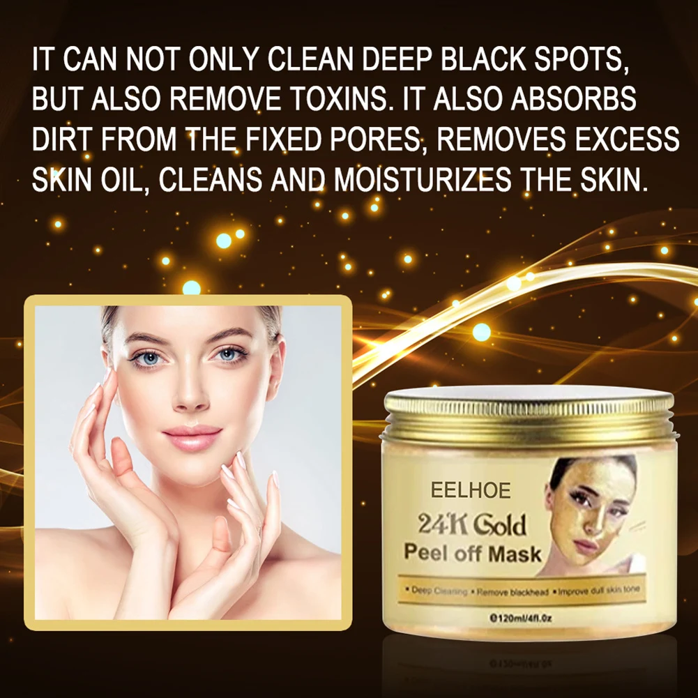 

24k Gold Face Mask Fade Fine Lines Mask Golden Deep Moisturizing Repir Skin Mask Skin Care Mask Face Care Mask