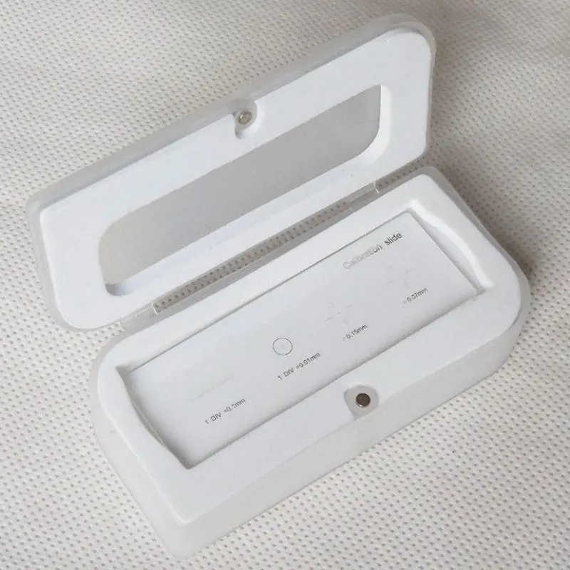 Роскошный и изящный микроскоп 0 01 мм сценический телефон увеличение калибровка