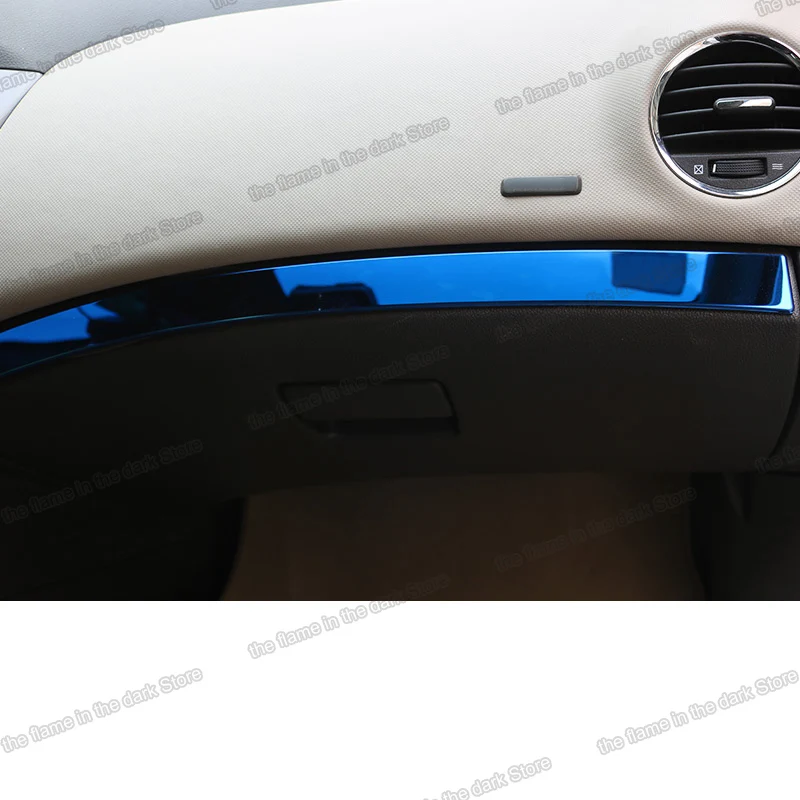 

Lsrtw2017 Нержавеющая сталь автомобиля Лента для приборной панели планки для Chevrolet Cruze 2009 2010 2011 2012 2013 2014 2015 2016