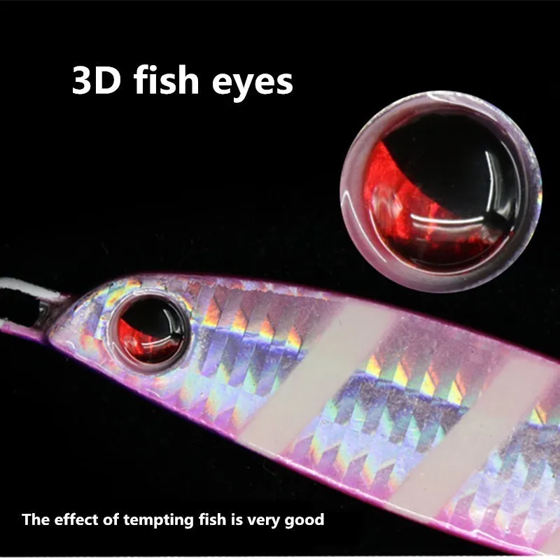 2 шт. рыболовная приманка лазерная светящаяся свинцовая для дайвинга гольян