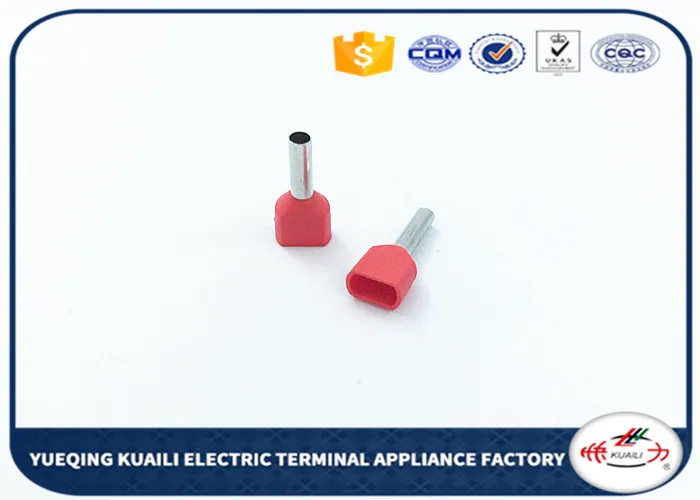 

Изолированные Наконечники TE0508 TE7508 AWG 2X22 AWG 2x20, 100 шт.