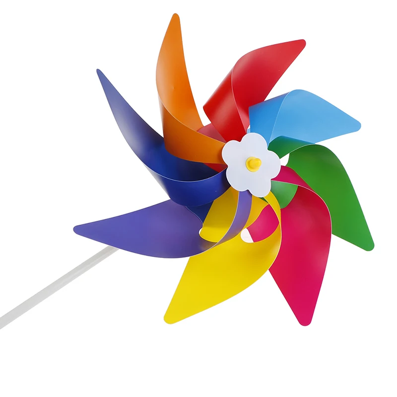 

New Garden Yard Party Camping Windmill Wind Spinner Ornament Decoration Kids Toy New