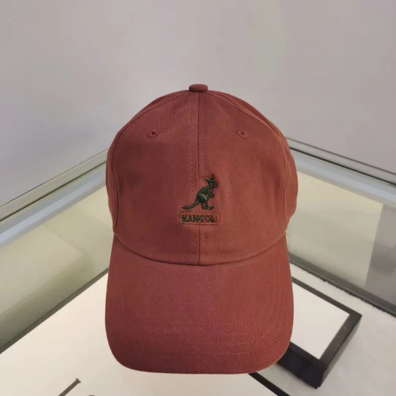 

Kangaroo Baseball Cap Star Same Style Peaked Cap Ins Men and Women Trendy Brand Fashion Casual Student Curved Brim Hat Female