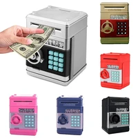 electronic piggy bank atms password money box cash coins saving box atms bank safe box automatic deposit banknote christmas gift