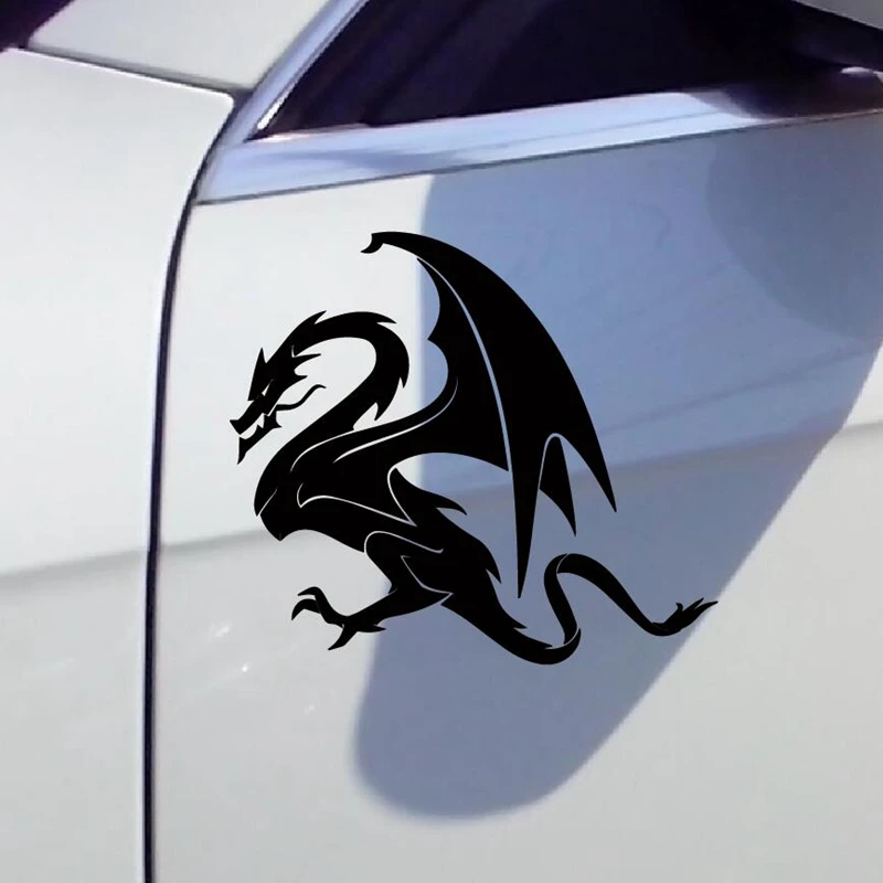 Наклейка на автомобиль «Дракон Тотем», водонепроницаемая наклейка на мотоцикл, наклейки, светоотражающая лента 17 см x 15 см