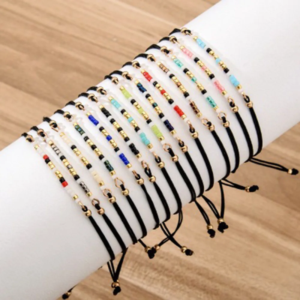 Женский браслет украшенный бусинами мини-браслет богемный жемчужный 2020 |