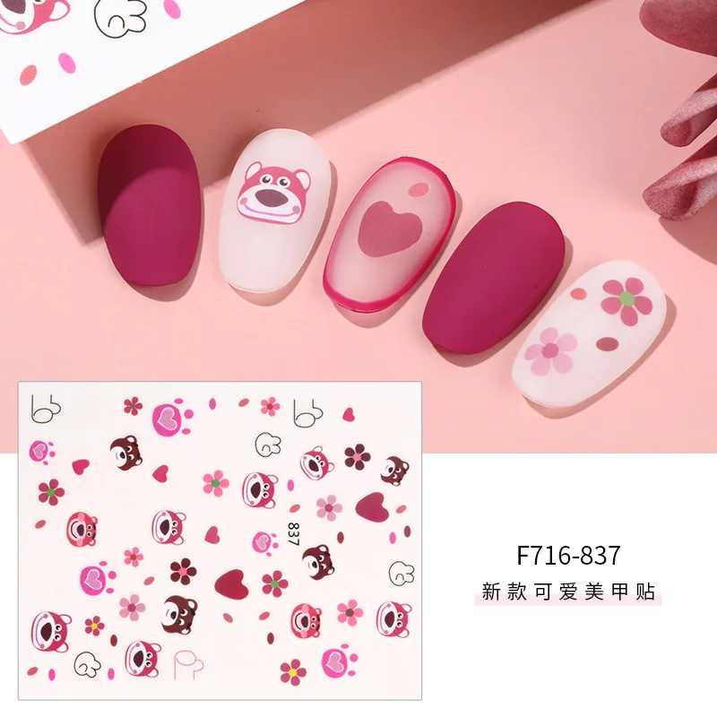 

Kids Nail Art Stickers Cute Animals Art Tattoo Manicure Decorations