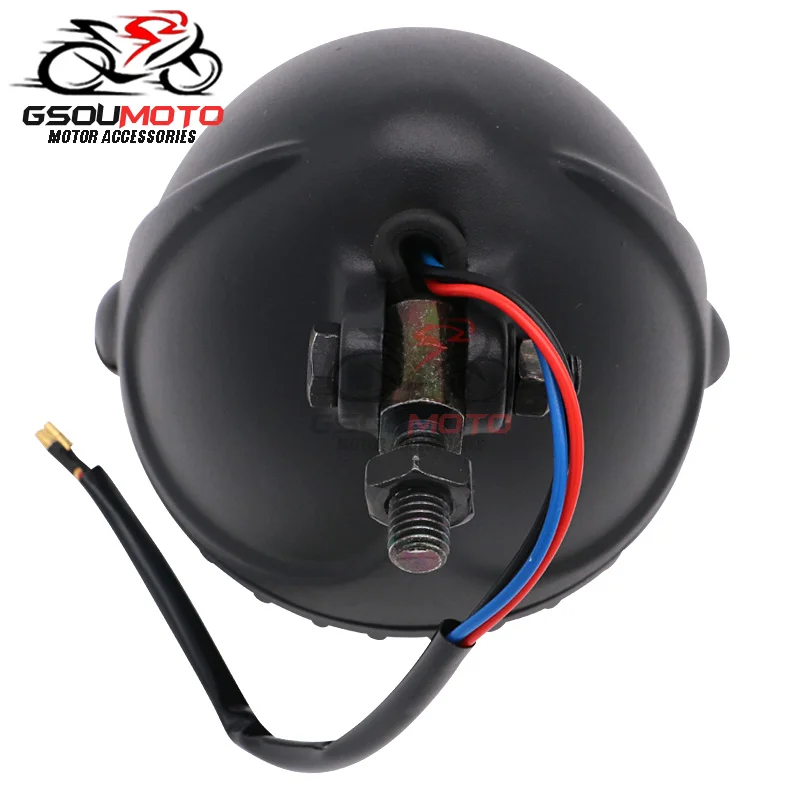 Мотоциклетные передние противотуманные фары 10 мм винтажная фара гриль Cafe Racer Touring