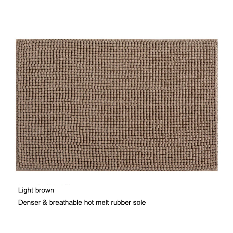 Лидер продаж толстые и тонкие напольные коврики из синели Нескользящие