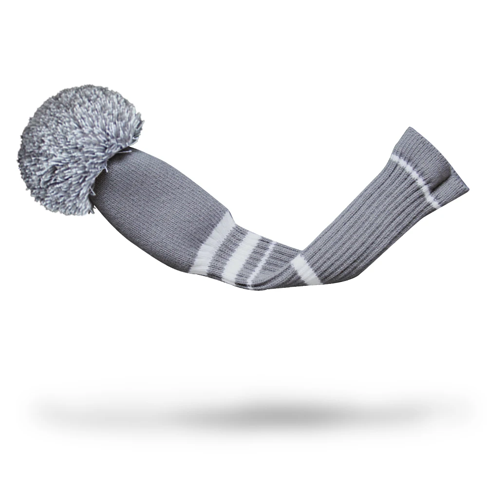 Головные уборы для гольфа серая белая полоса абстрактная защита гольф-клуба