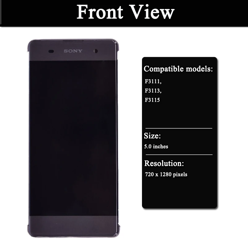 Оригинальный ЖК-дисплей для Sony Xperia XA F3111 F3113 F3115 с сенсорным экраном дигитайзер в