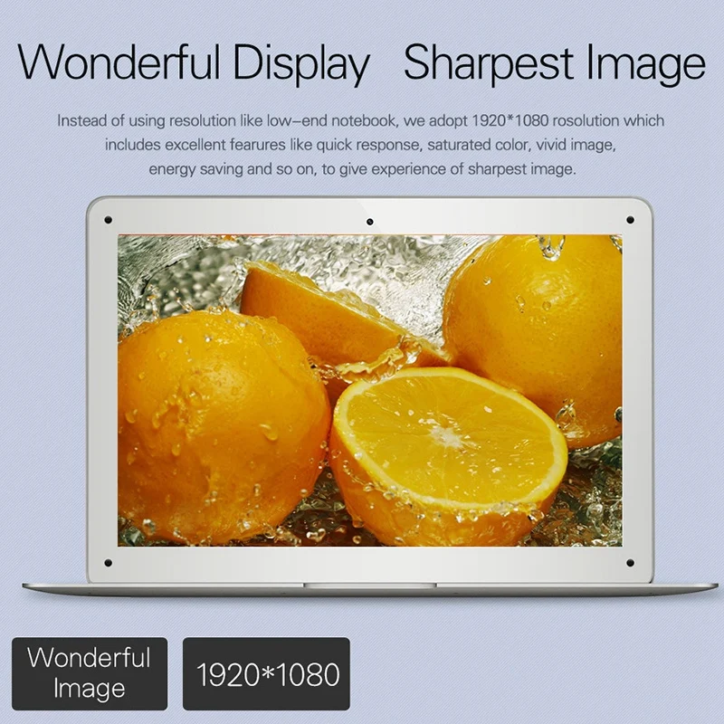 Jumper EZbook 2, ноутбук с Windows 10, Intel, 4 Гб ОЗУ, 64 ГБ, четырехъядерный, 14,1 дюймов, тонкий ультрабук, легкий портативный ноутбук