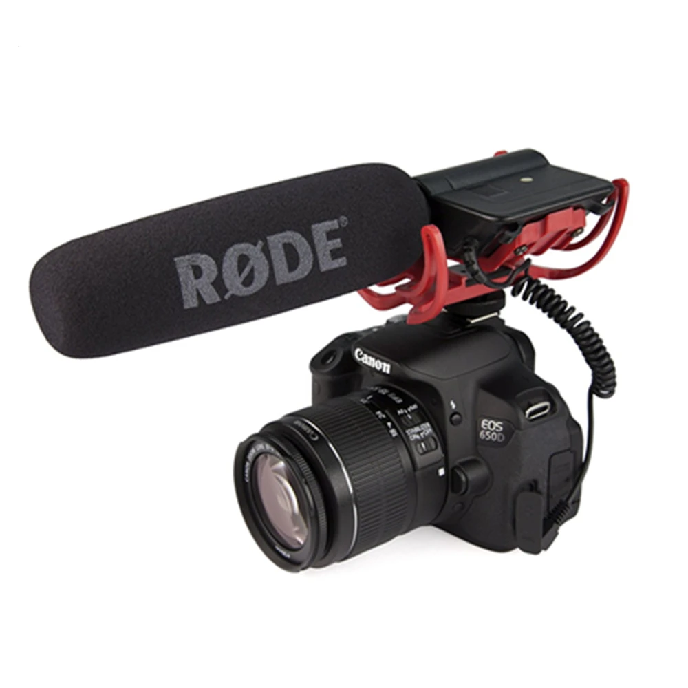 YIXIANG агент Rode VideoMic на камера установлен дробовик микрофон для Canon T3i 5D2 7D 60D 70D 5D3 Nikon D800 D600 D700