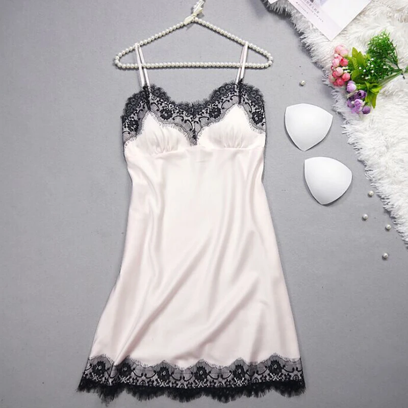

Женские ночные рубашки, кружевные ночные рубашки Babydoll, домашняя одежда, Женская Сексуальная Ночная сорочка на бретельках