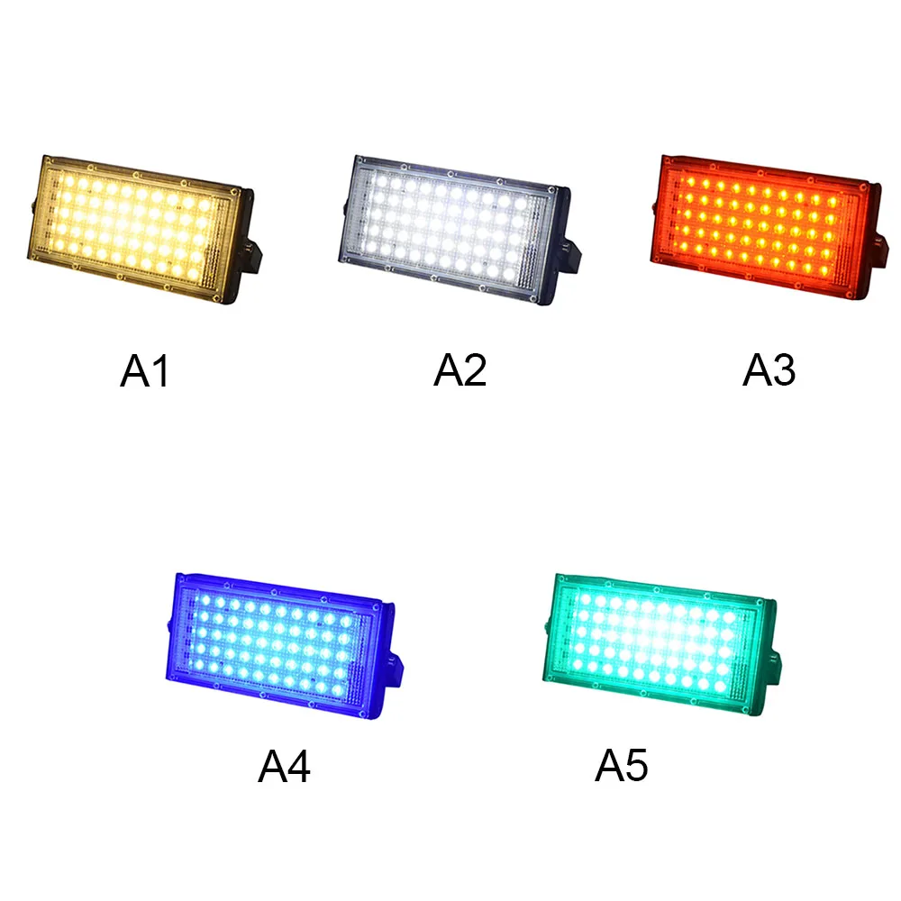 Светодиодный прожектор наружный 50 Вт настенный светильник отражатель IP65