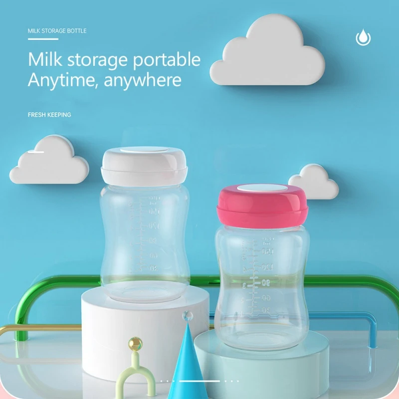 

180ml Breast Milk Storage Bottle Infant Newborn Food Freezer Free Products Wide Neck Fresh Cup