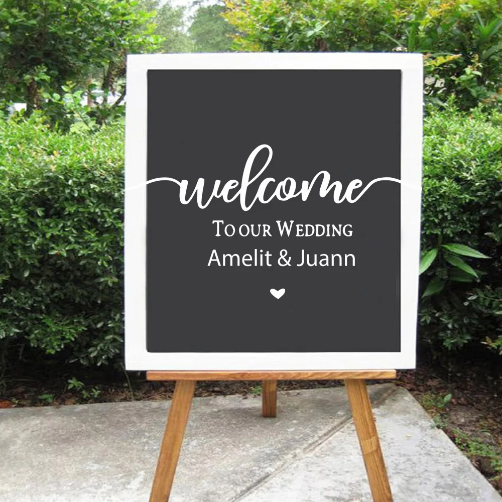 Самоклеящаяся виниловая наклейка на стену ко Дню свадьбы | Дом и сад