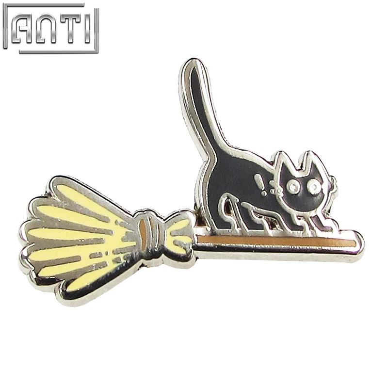 Изготовленный На Заказ твердым эмалиевым покрытием Милый рисунок из мультика