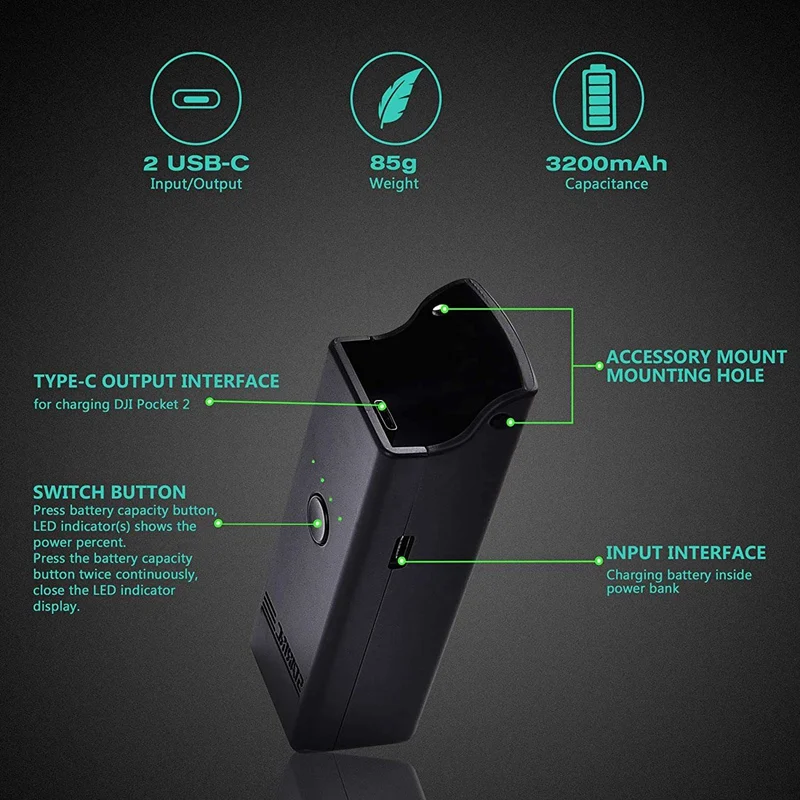 Чехол STARTRC с карманным удлинителем для зарядки портативный внешний аккумулятор