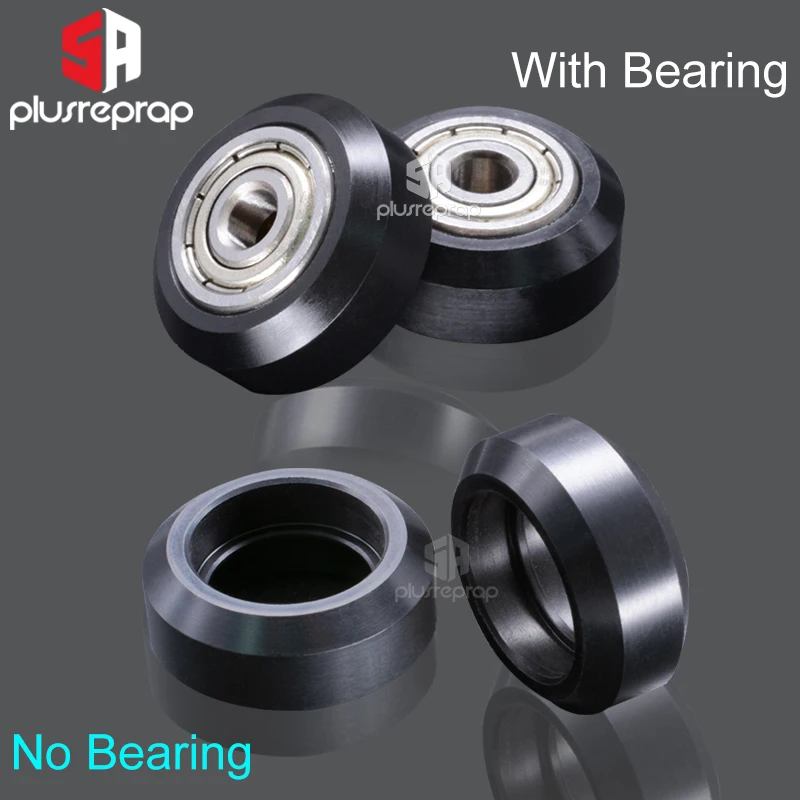 10 шт. Пластиковый шарикоподшипник Пластиковые Колеса С Двумя Шариковыми