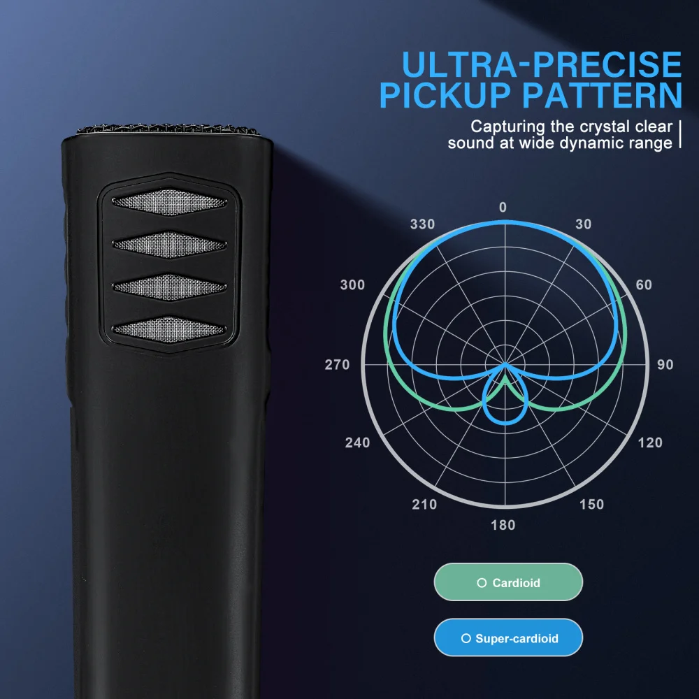 

1 Set Studio Recording Microphone Computer PC Microphone Portable Mic With Stand