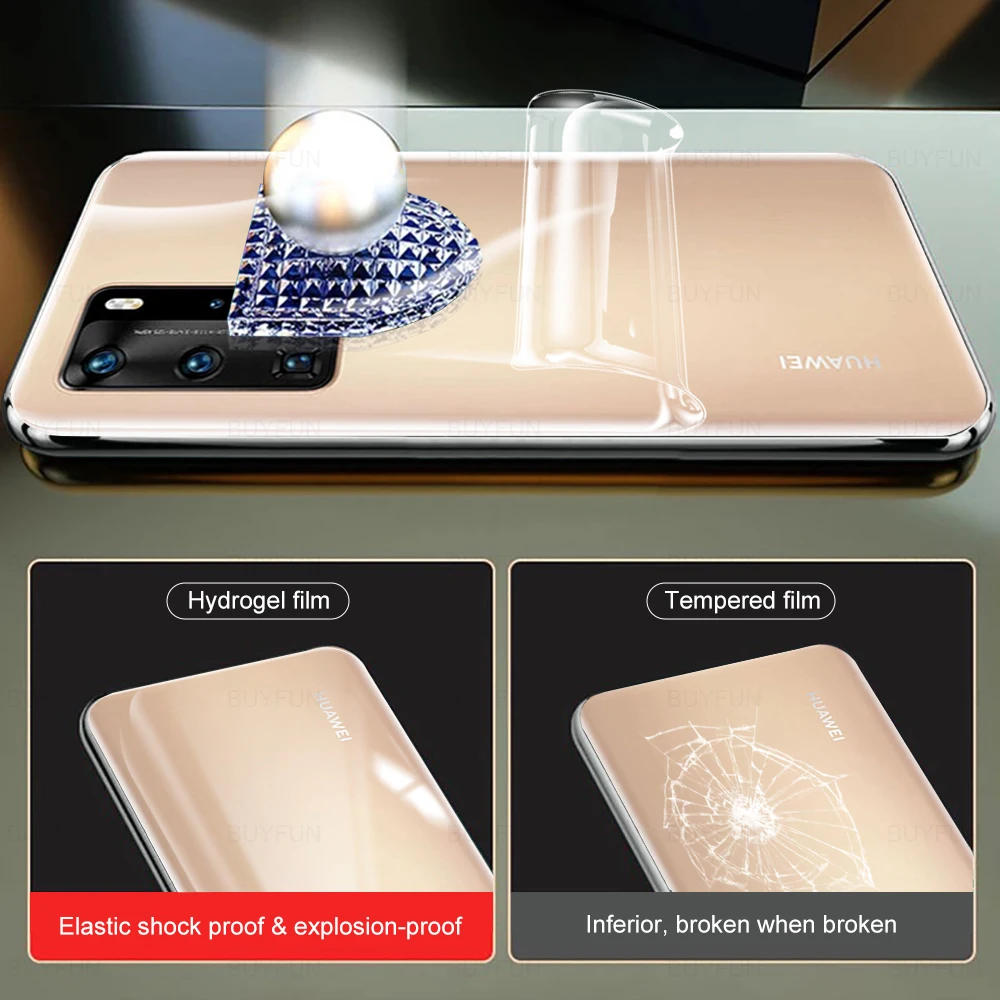 3 шт. задняя защитная пленка для Huawei P40 Pro Plus P 40 Lite E 40pro lite P40pro P40lite Mate40 Защитная